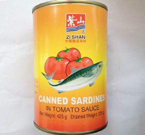 canned sardines in tomato sauce 425G