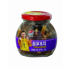 Sour bamboo shoots with black fungus